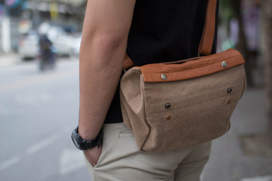 Military style cross body bag