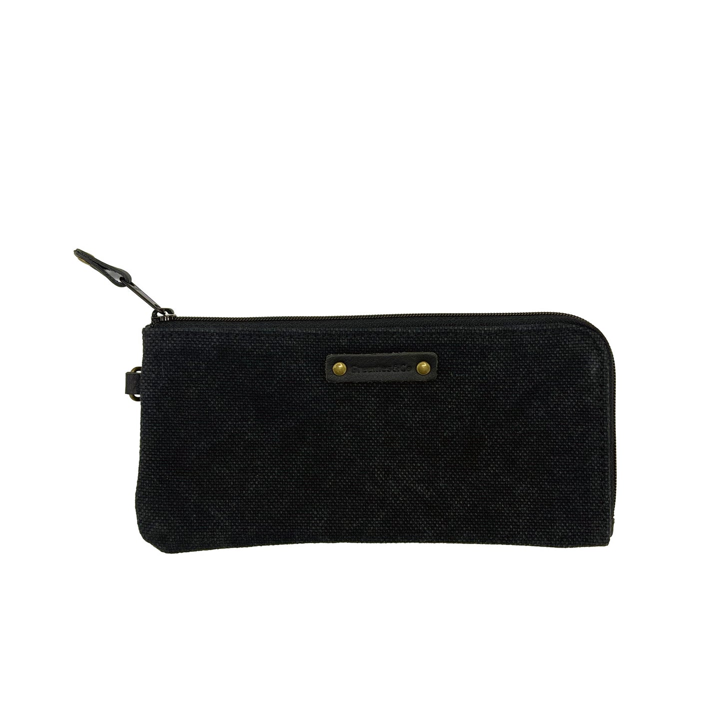 Flat canvas wallet