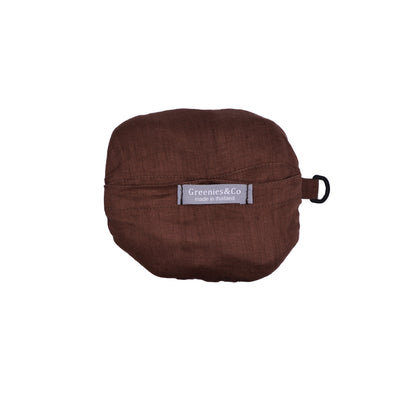 Foldable porkpie hat