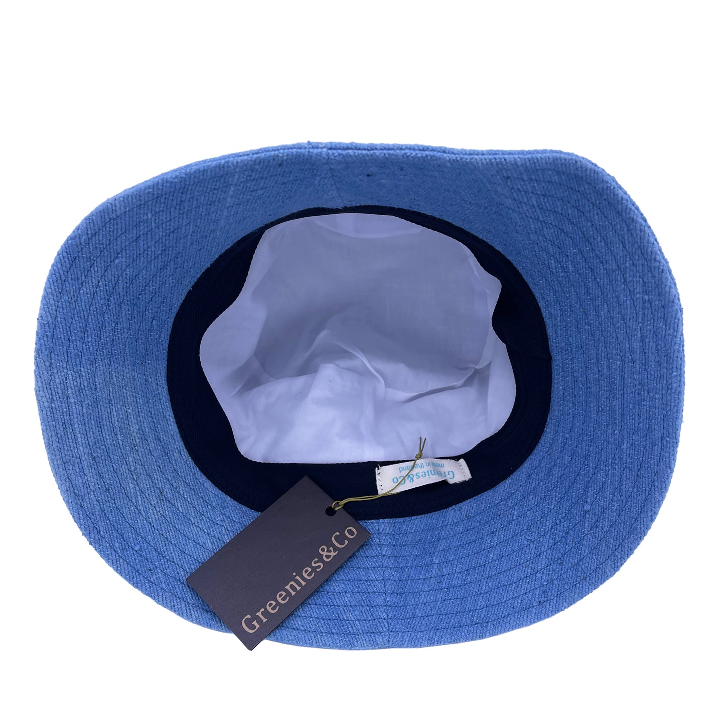 Porkpie hat / Made from cotton natural dyed