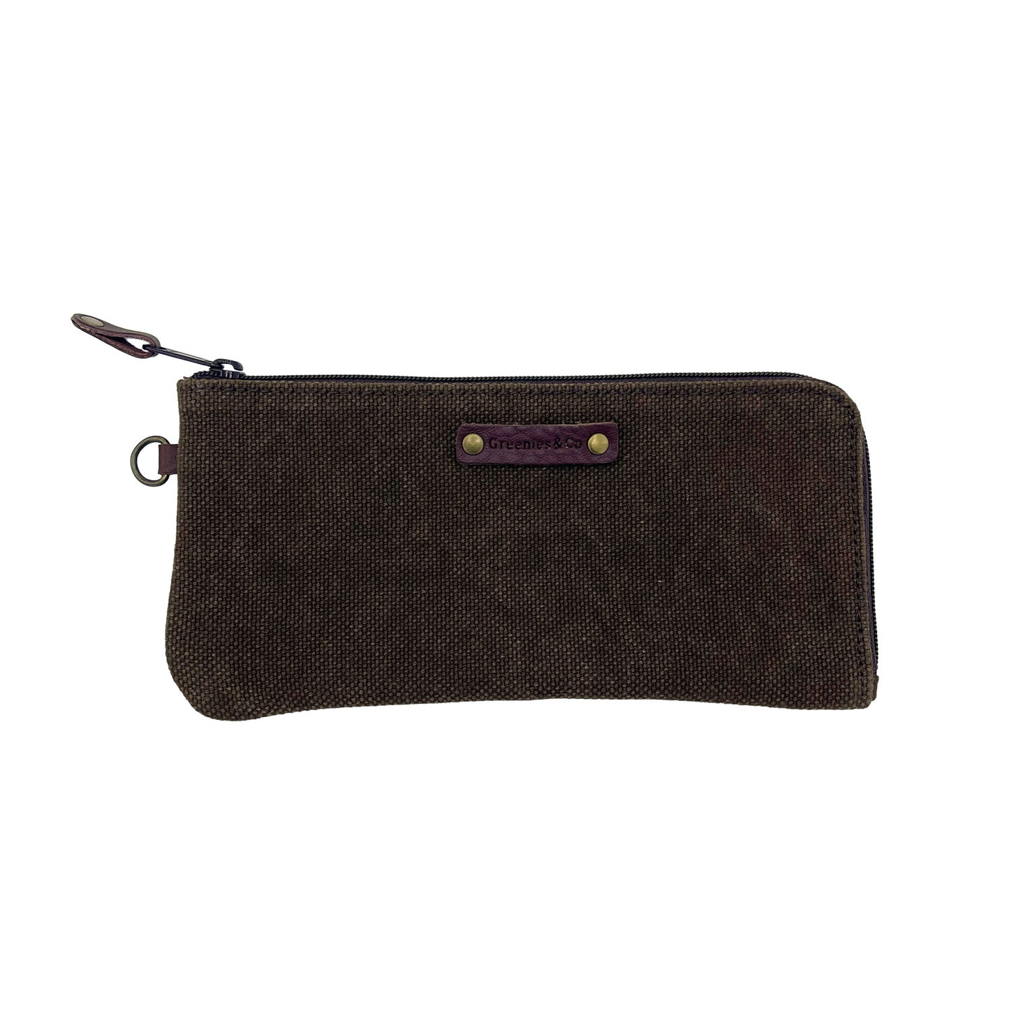 Flat canvas wallet