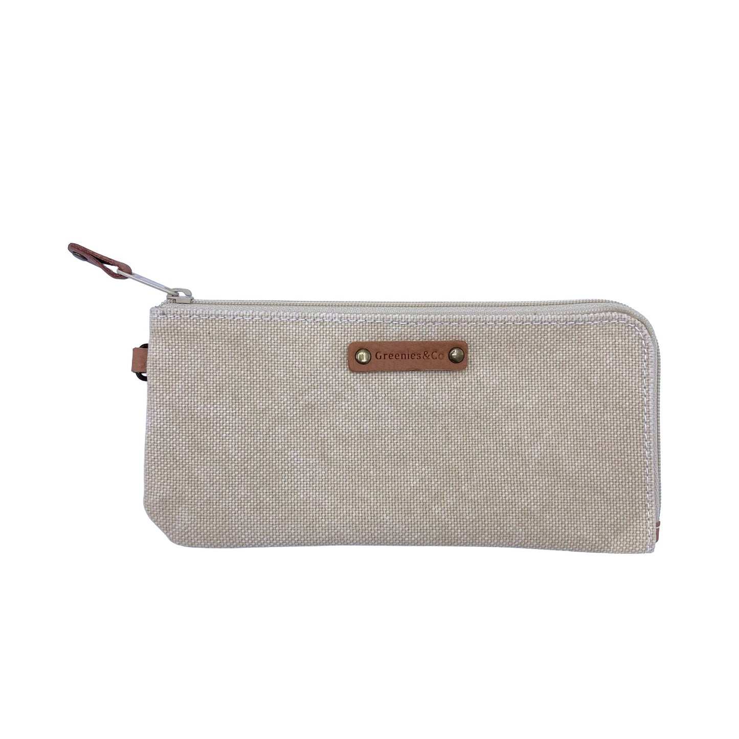 Flat canvas wallet