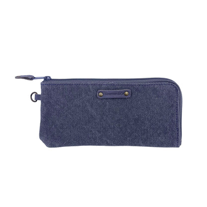 Flat canvas wallet