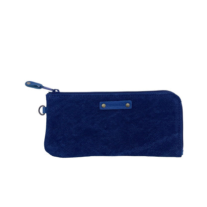 Flat canvas wallet