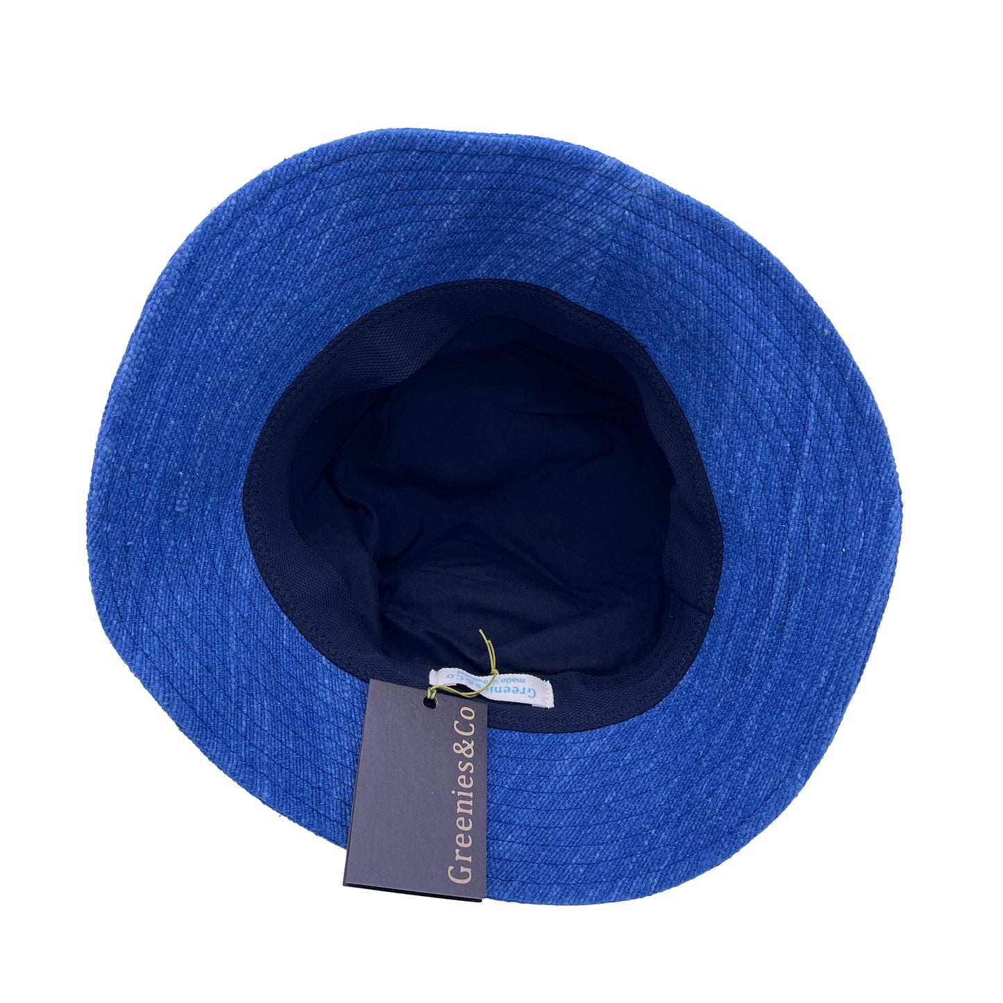 Porkpie hat / Made from cotton natural dyed