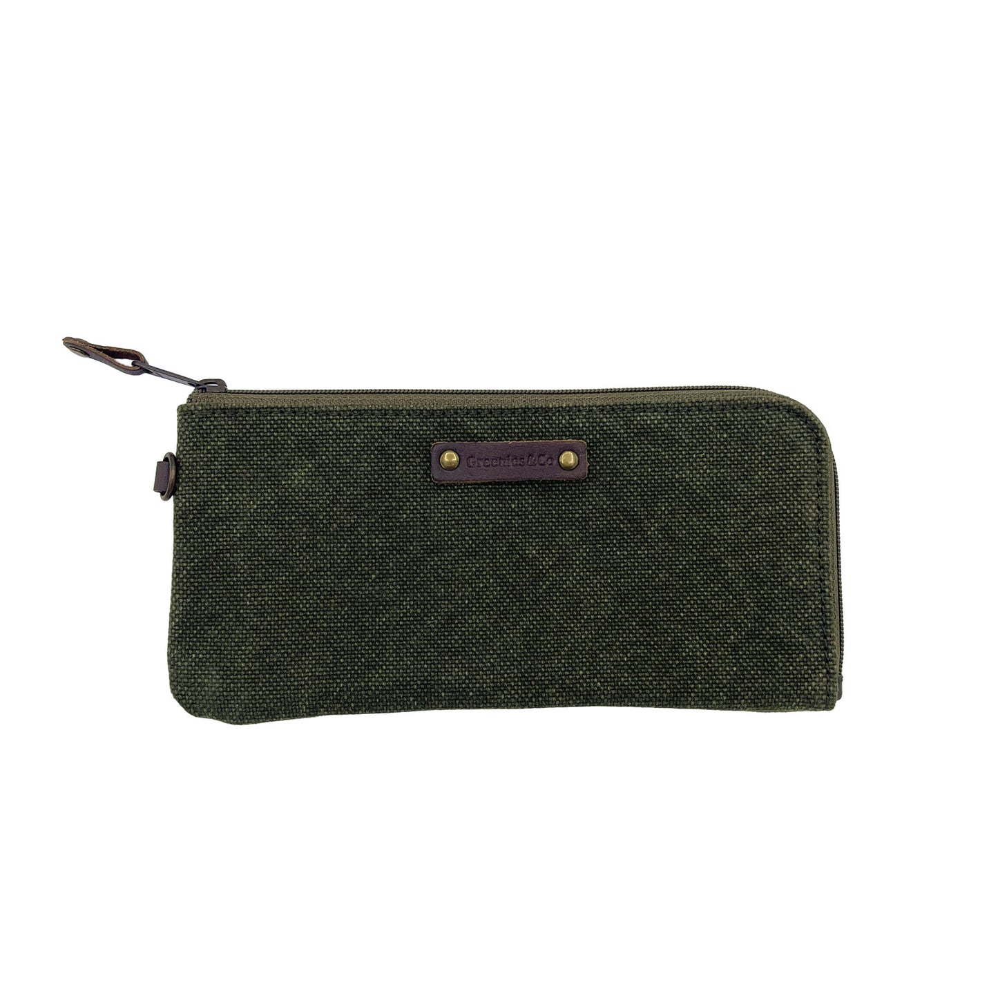 Flat canvas wallet